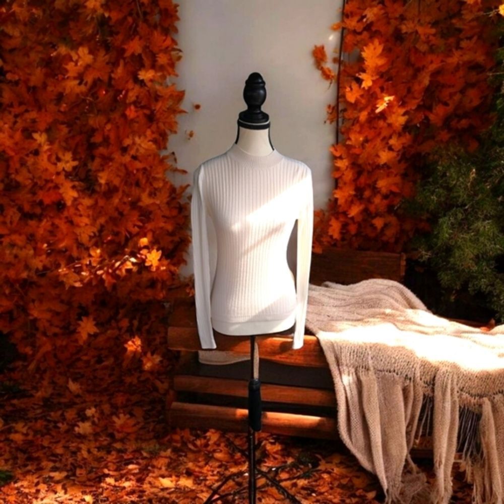 Garage Ribbed Knit Sweater